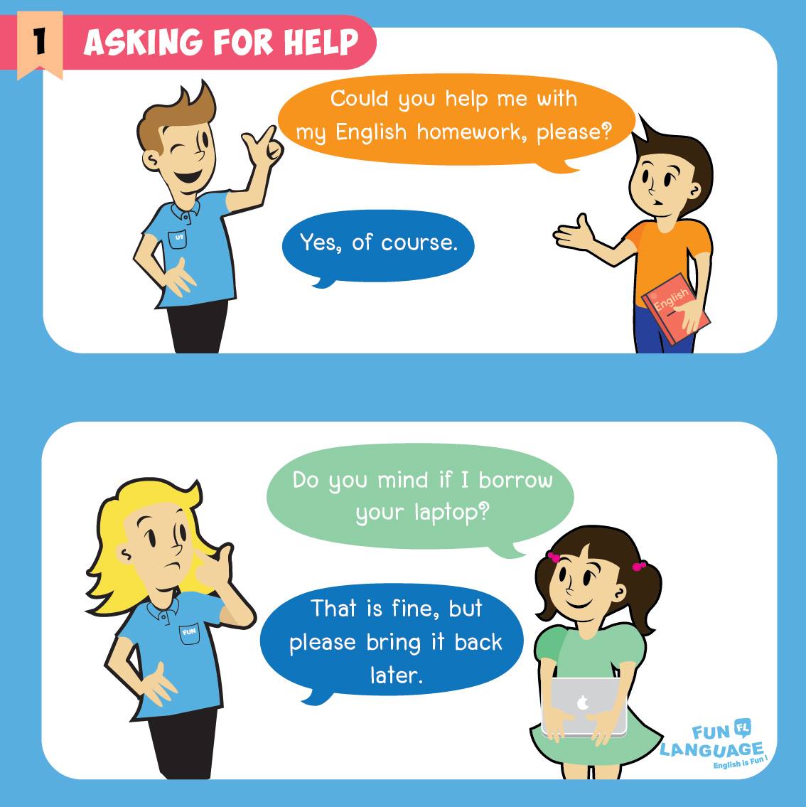 Fun Language - พบกับการ์ตูนสั้นๆ จาก Fun Language 🌟... | Facebook