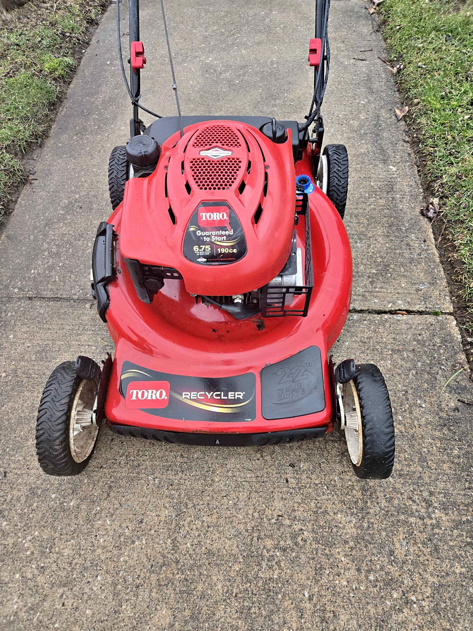 Toro 22 Recycler 190cc