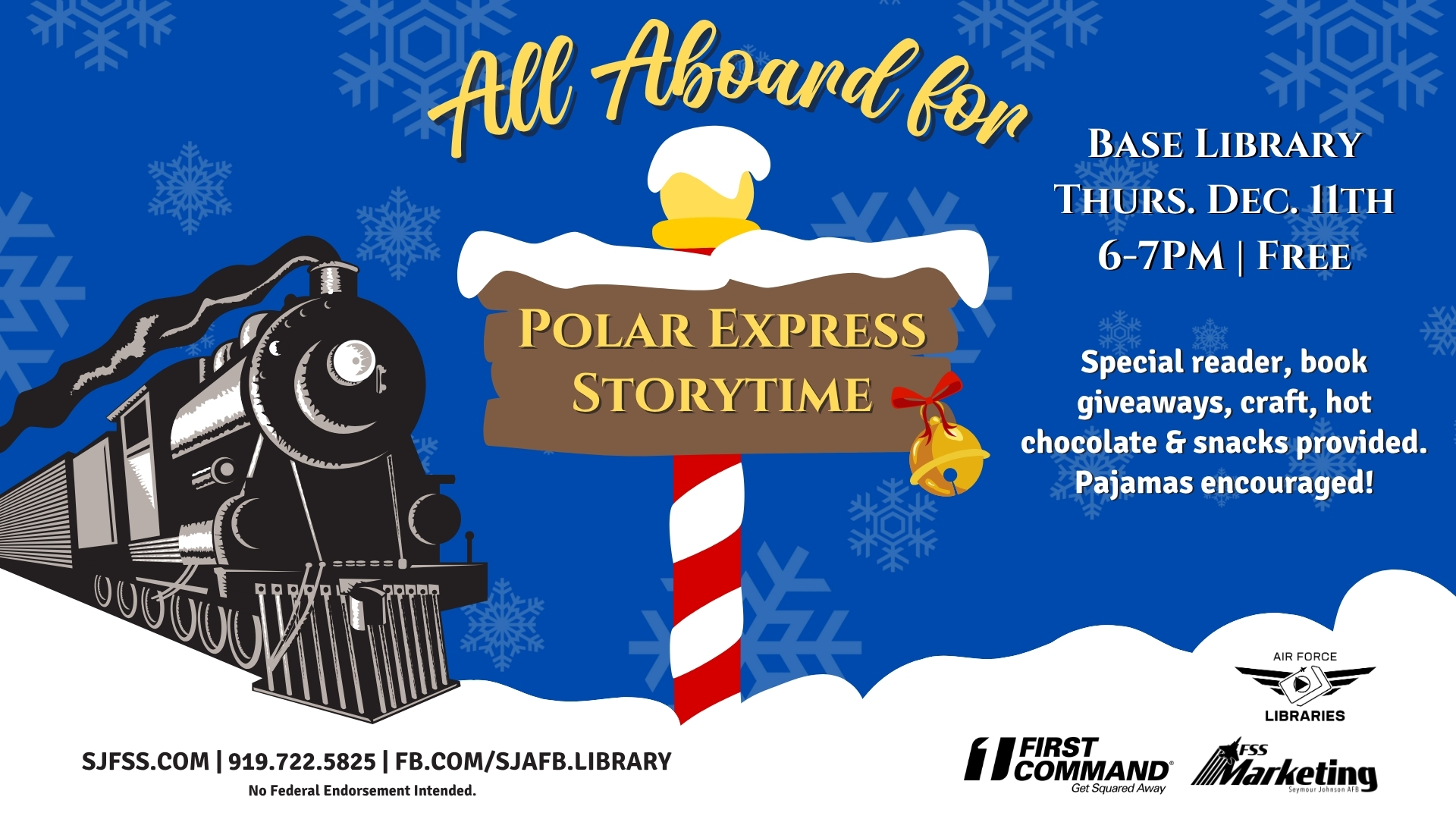 Polar Express Storytime (Base Access only)