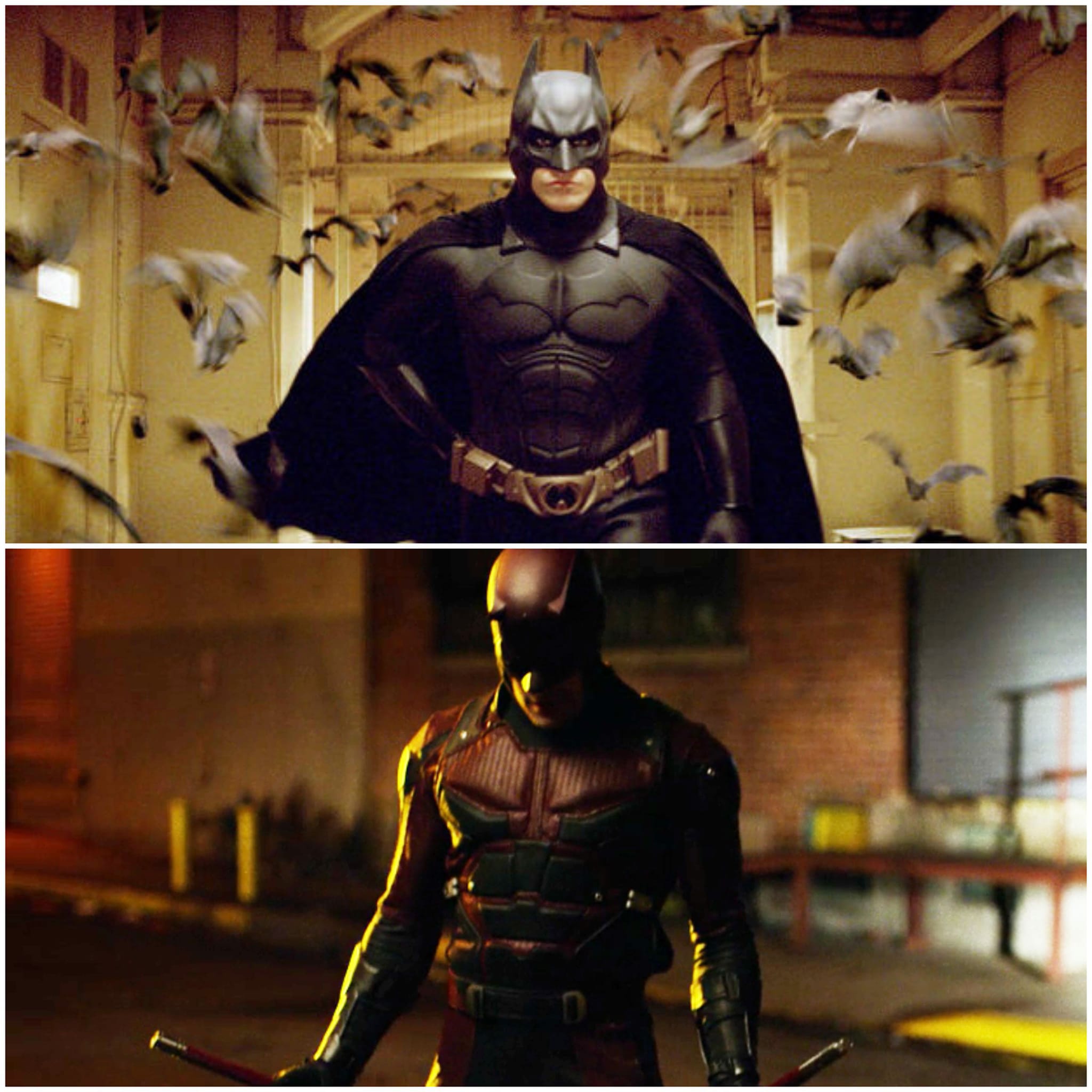 Batman vs Daredevil I recall seeing this piece/article in Wizard 