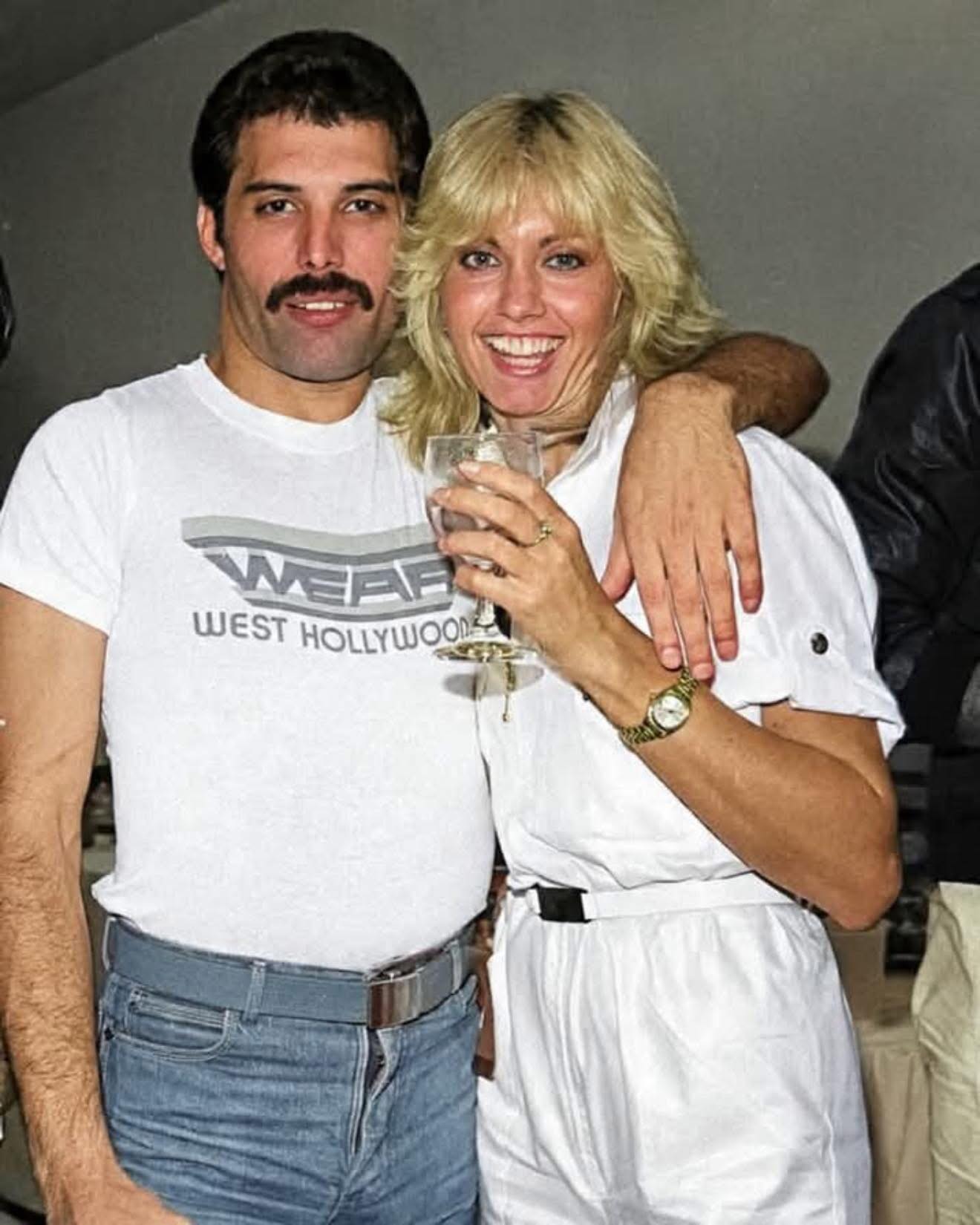 TBT Olivia and Freddie Mercury in 1980 ?