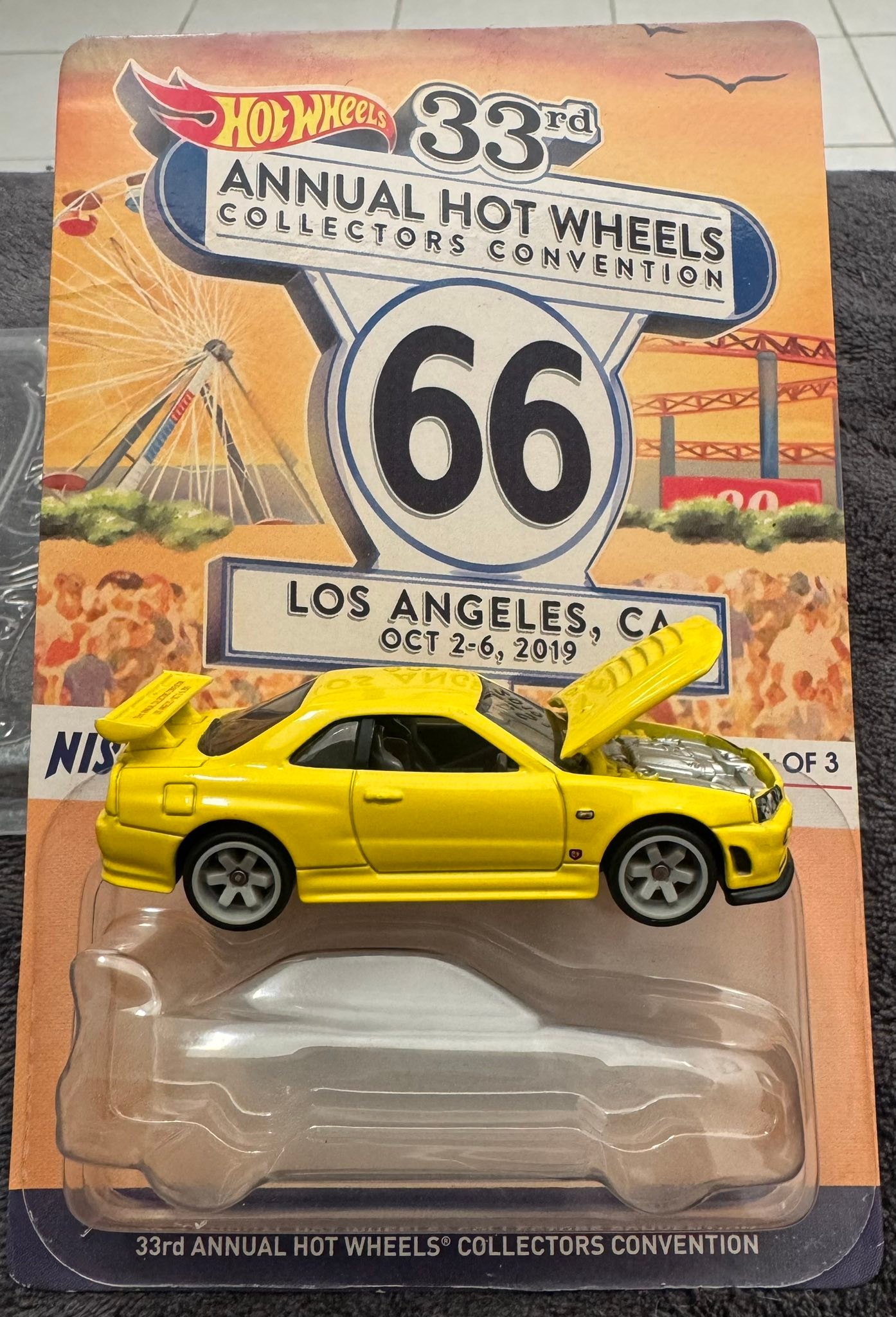 Hot Wheels Nissan Skyline GTR R34 convention model for sale