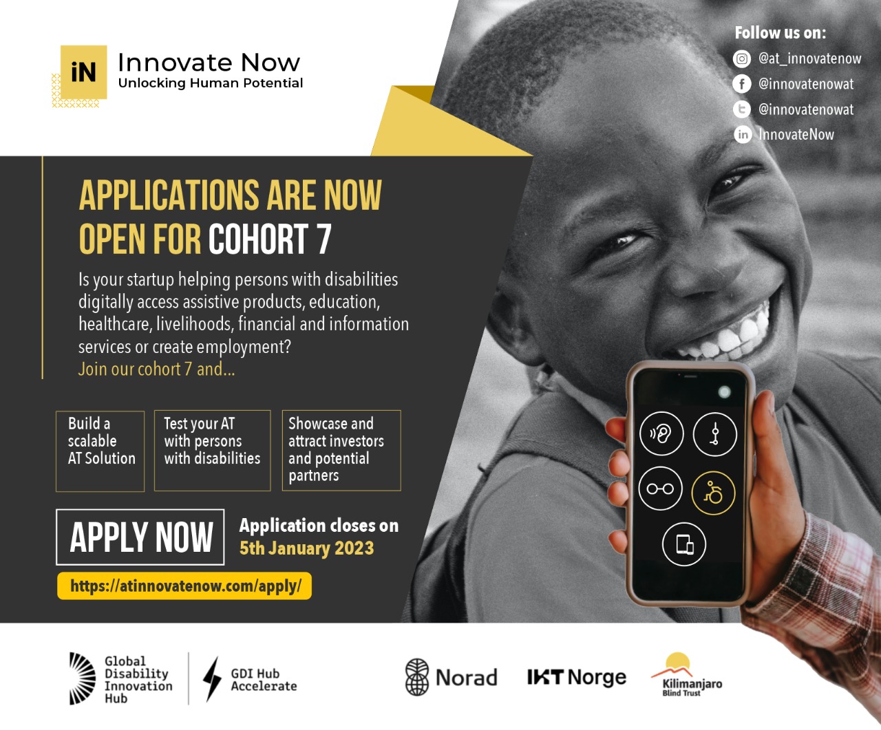 Innovate Now - Have you applied to be part of our Cohort 7 #AT ...