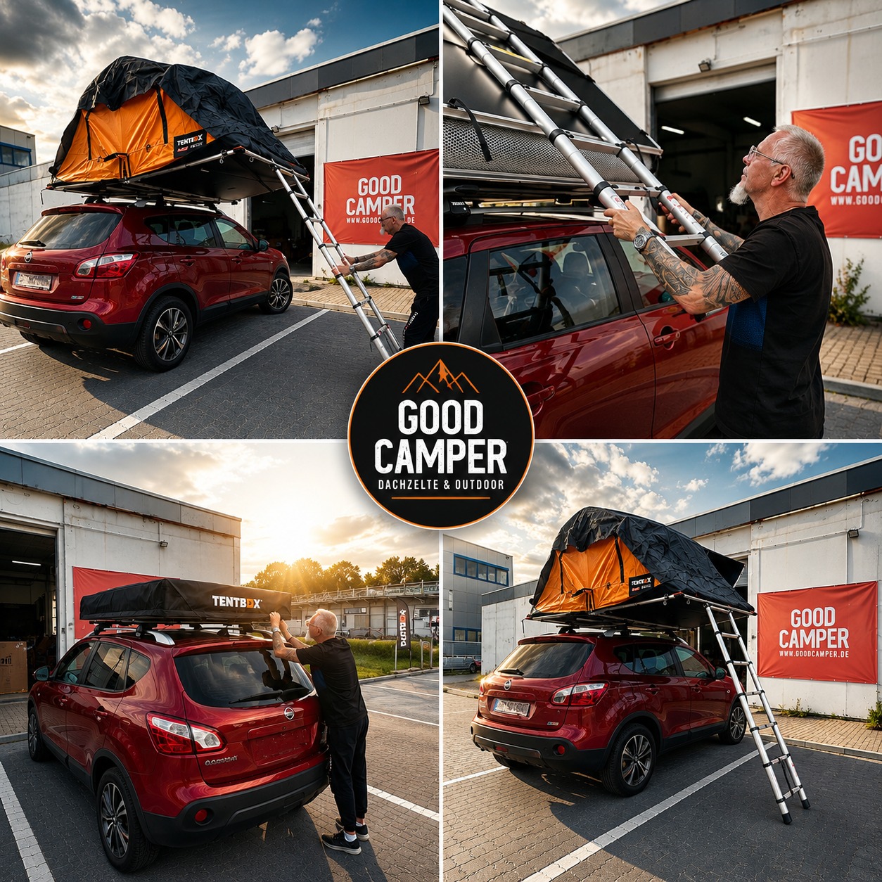 howling moon deluxe roof top tent Stargazer 1400 – PRO4x4 COLOR:BLACK/WHITE W/ CLEAR Camingplatz Colone | Campingplätze jamesprivatereserve