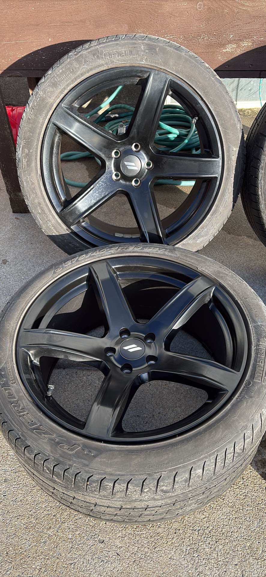 Dodge Charger/Challenger Wheel and tire package. 20 inch srt wheels ...