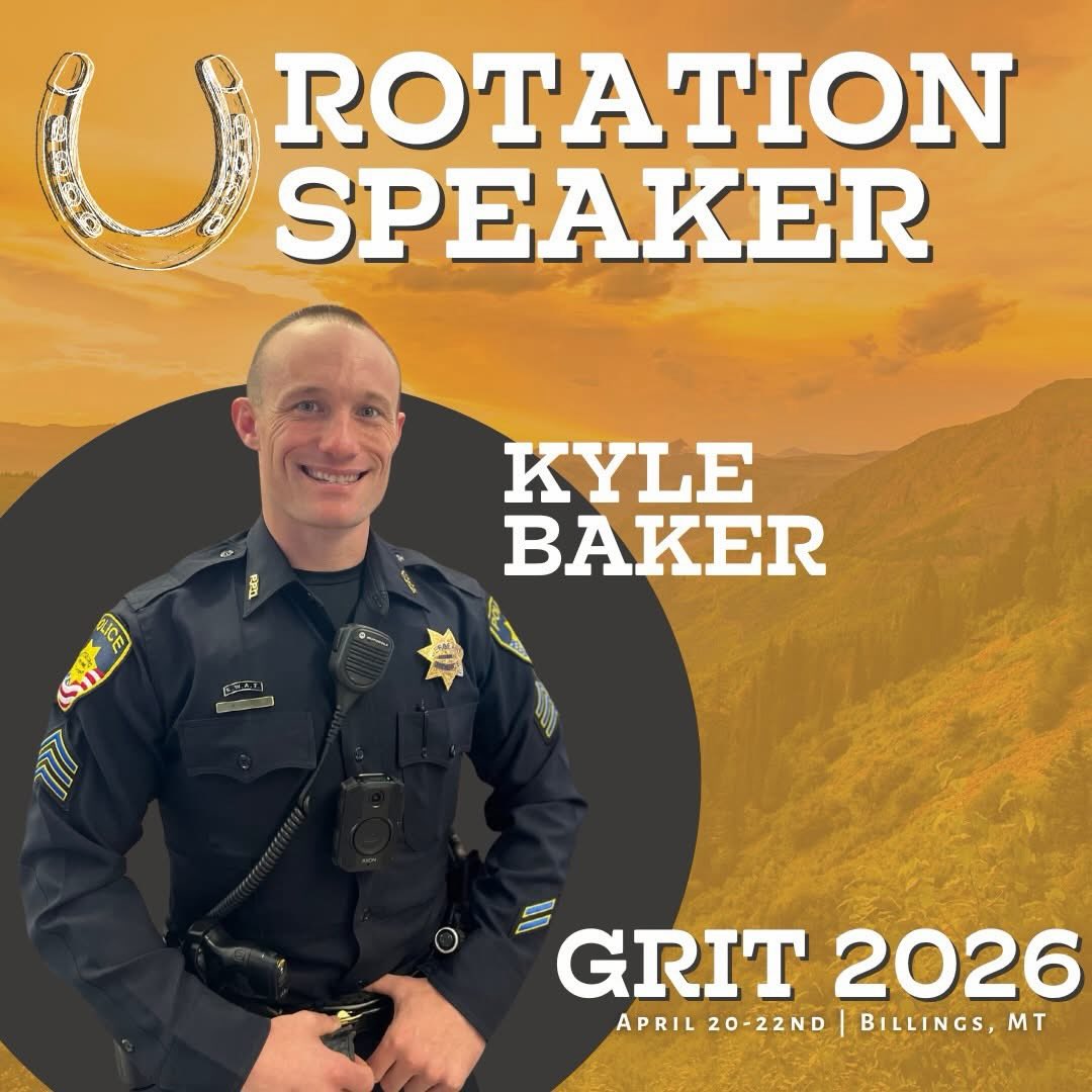GRIT - 🚨 SPEAKER ANNOUNCEMENT! We are thrilled to welcome Sgt. Kyle ...