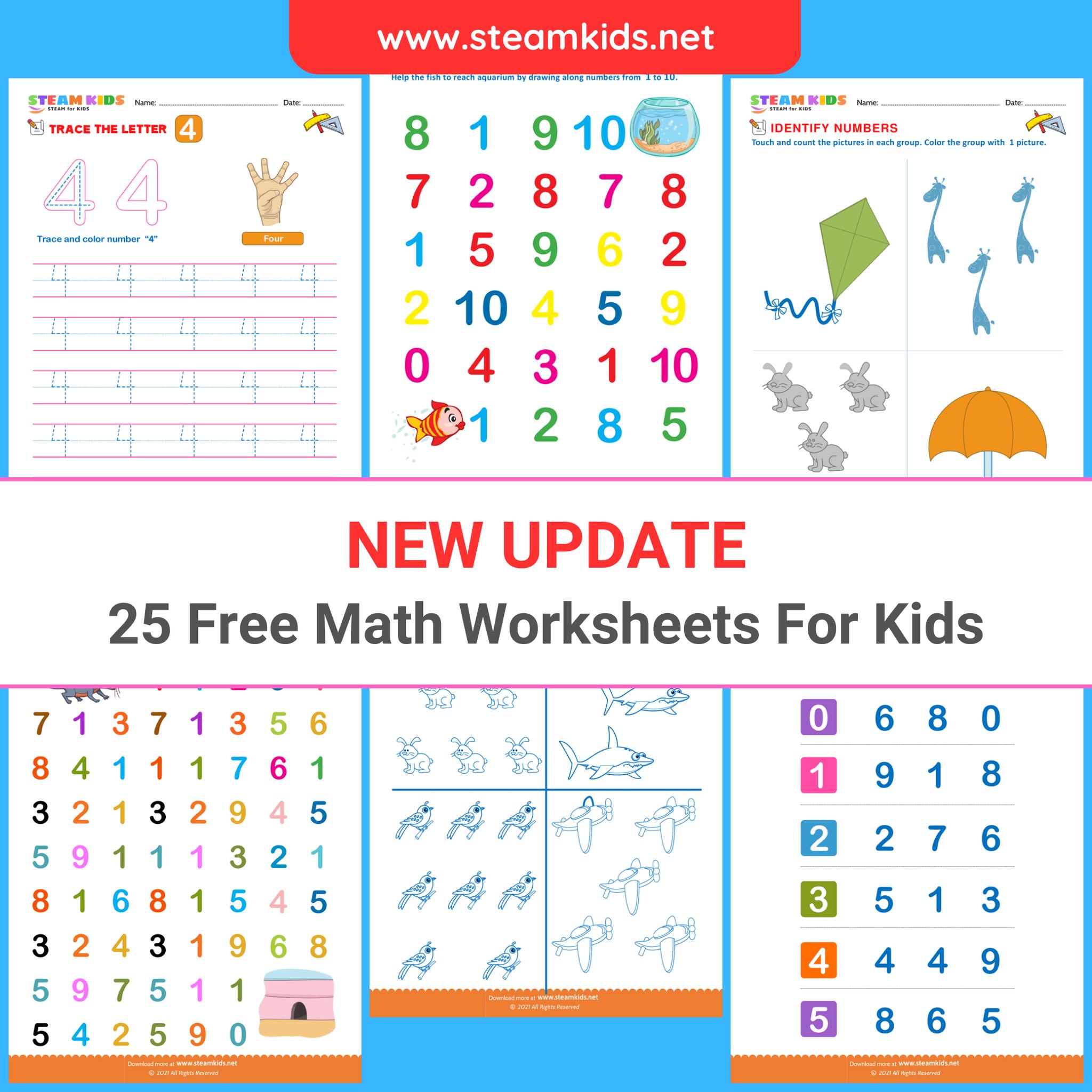 📘 [NEW... - SteamKids.net - The Best Free Worksheets For Kids | Facebook