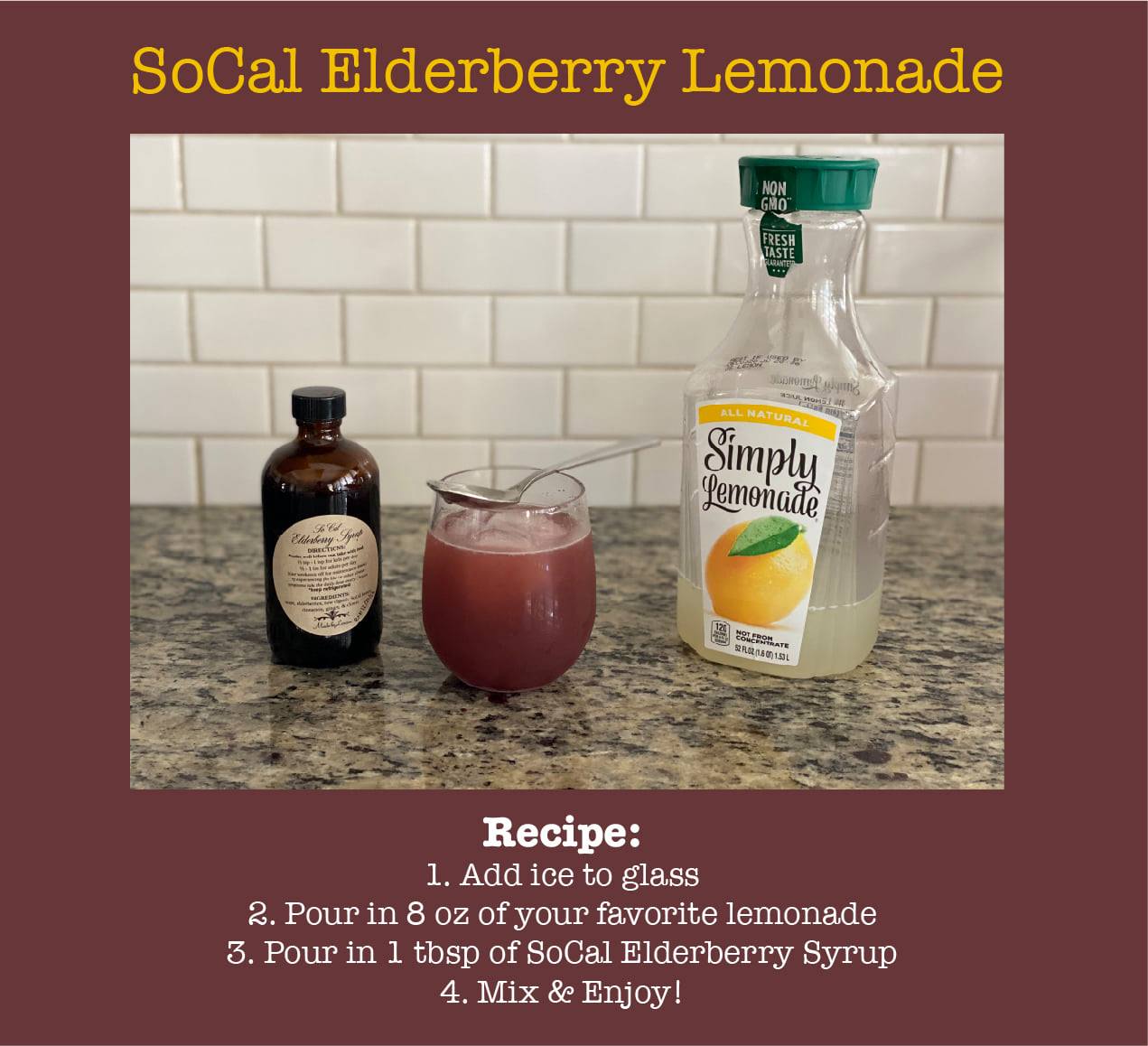 SoCal Elderberry Syrup