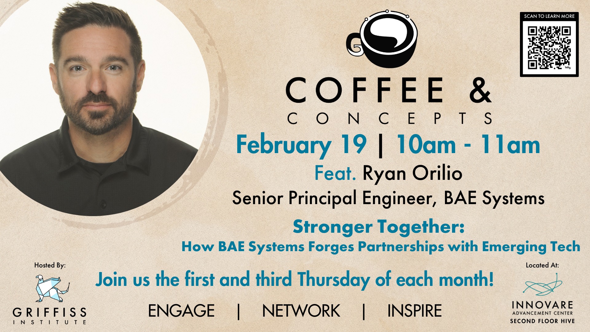 Coffee & Concepts: Ryan Orilio, BAE Systems