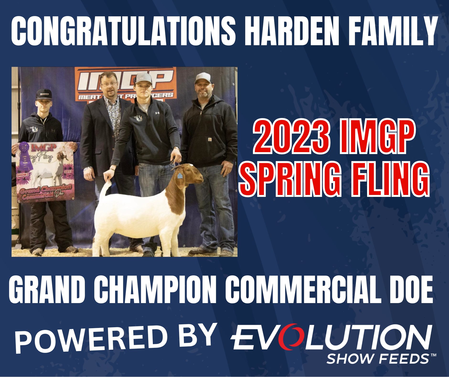 Congratulations to the Harden... - Evolution Show Feeds | Facebook