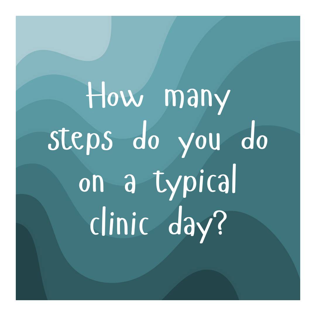 OSGO - How many steps do you do on a typical clinical day? 🏃🏃‍♀️ Bet it ...