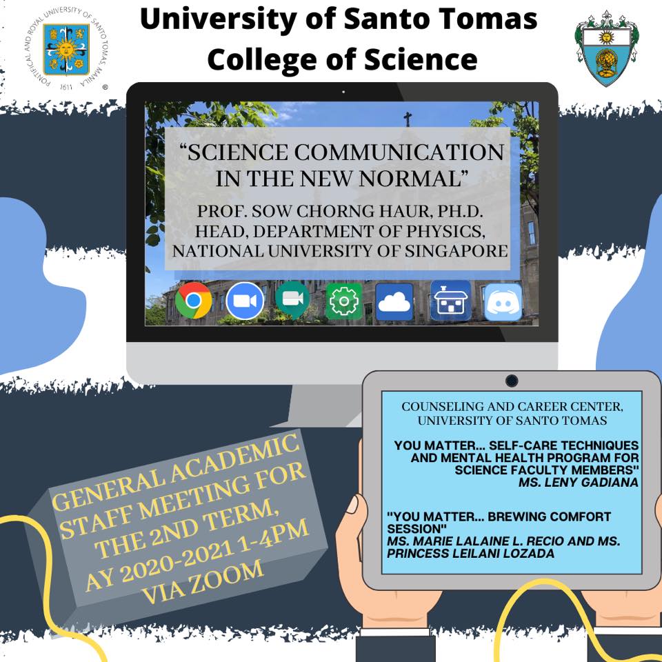 UST-Science - The College of Science will be having their...