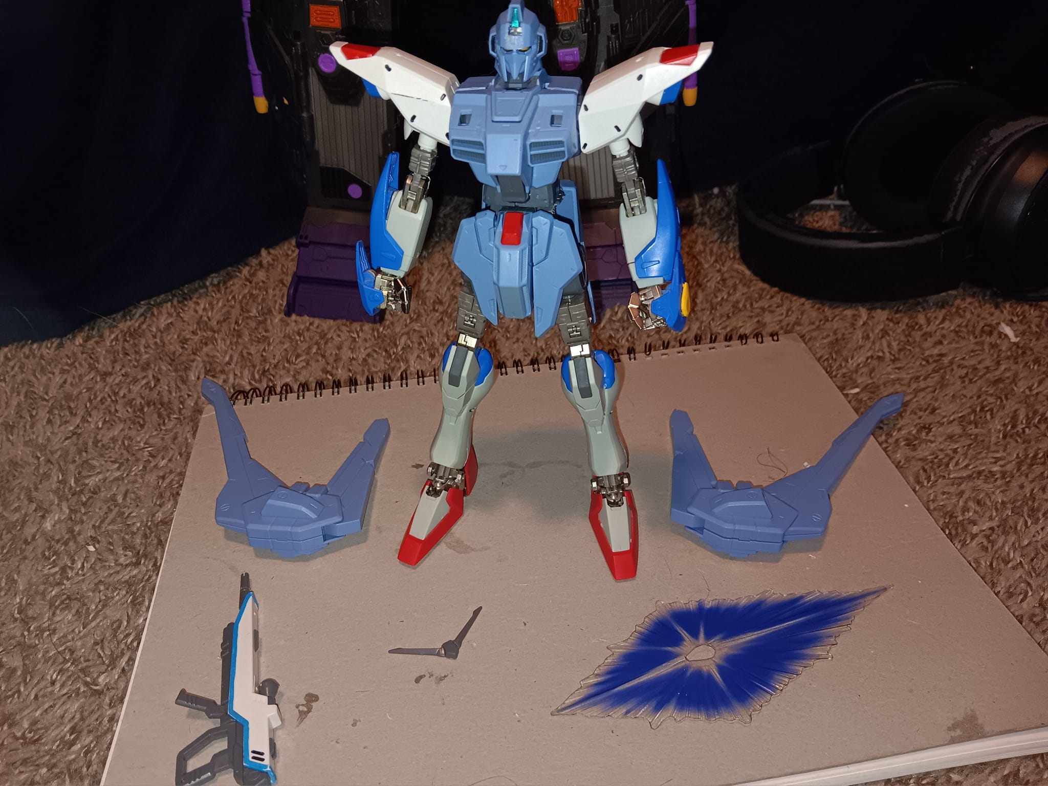 A custom GV-SAVIOR (G Victory Saber) Savior of Victory gunpla