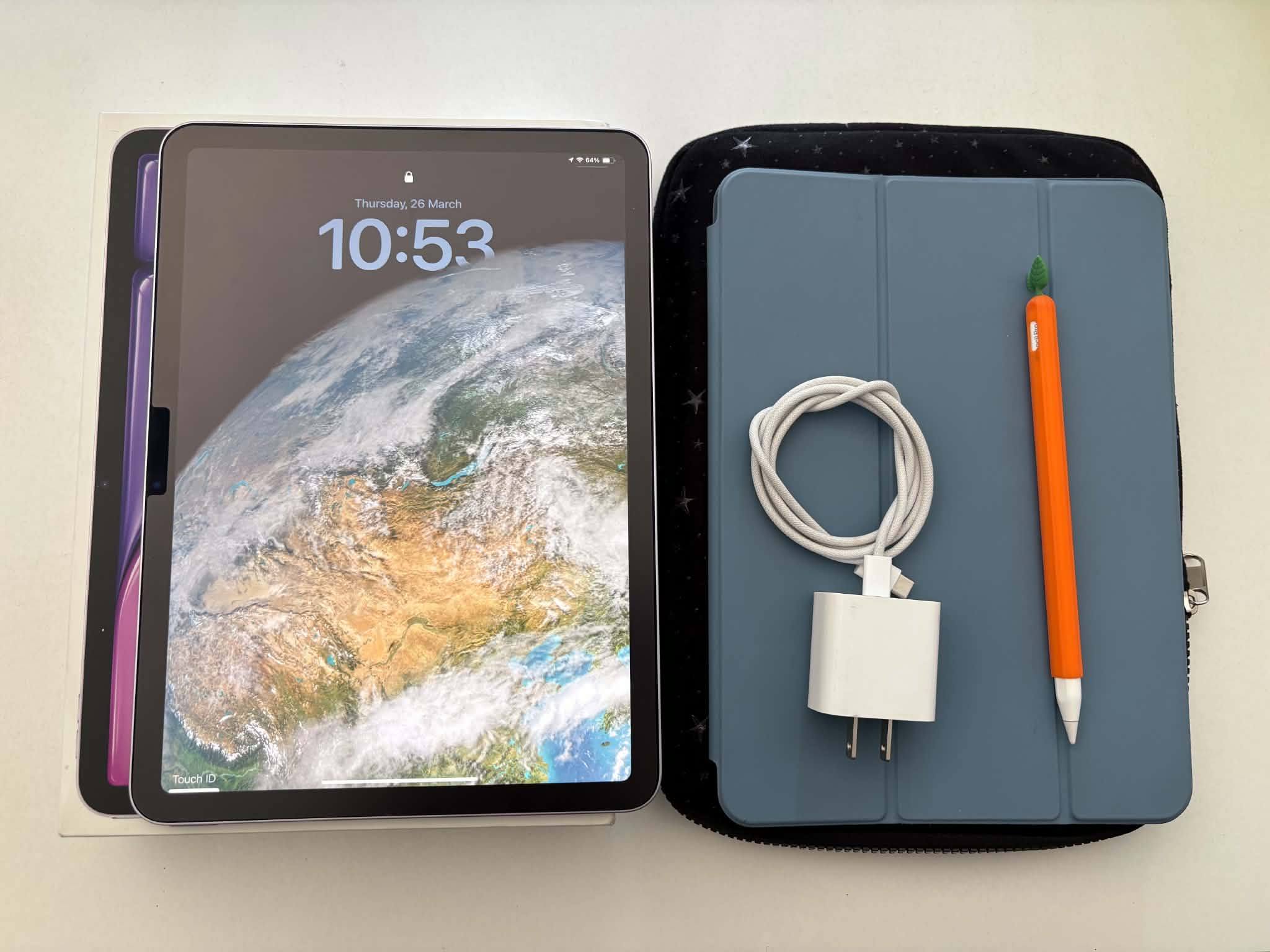 iPad Air M3 11” WiFi 256GB + Apple Pencil Pro + Case зарна За 