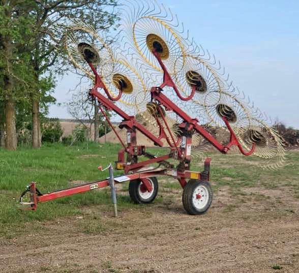 H&S 8 Wheel V Hay Rake - Wheelbarrows, Carts & Wagons - Nevis ...