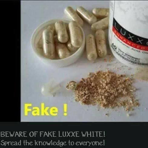 fake luxxe white glutathione Beware! This is FAKE! #fakeLuxeSlim AXIS-Y Copper Peptide Masks: DIY Size:4 oz (60 Day Supply)