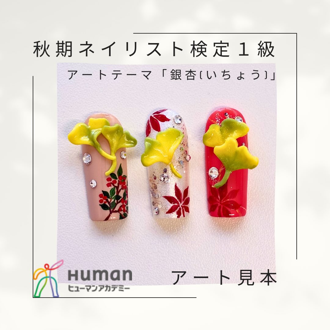 最新》 秋期ネイリスト技能検定受験の方必見🍂 札幌校のネイル講師
