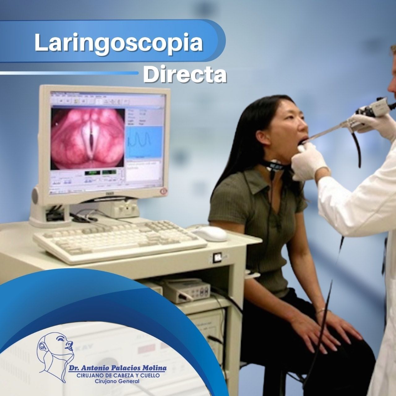 ️ En una laringoscopía directa, el... - Dr. Antonio Palacios