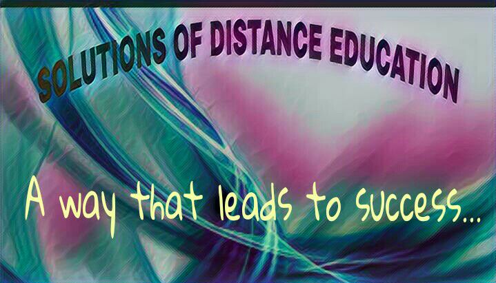 Solution of distance education | Facebook