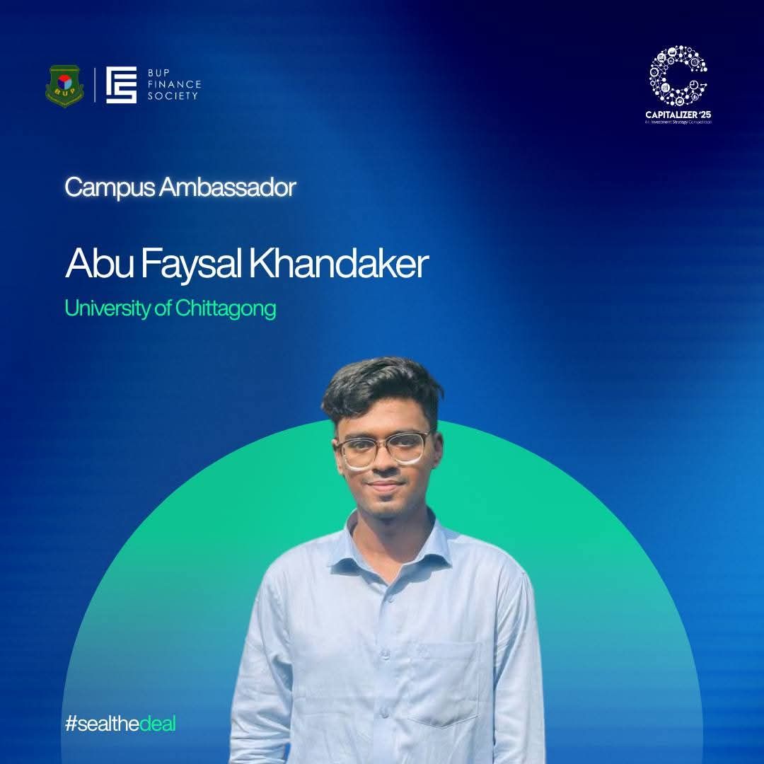 Chittagong - Congratulations to Abu Faysal Khandaker for being selected ...