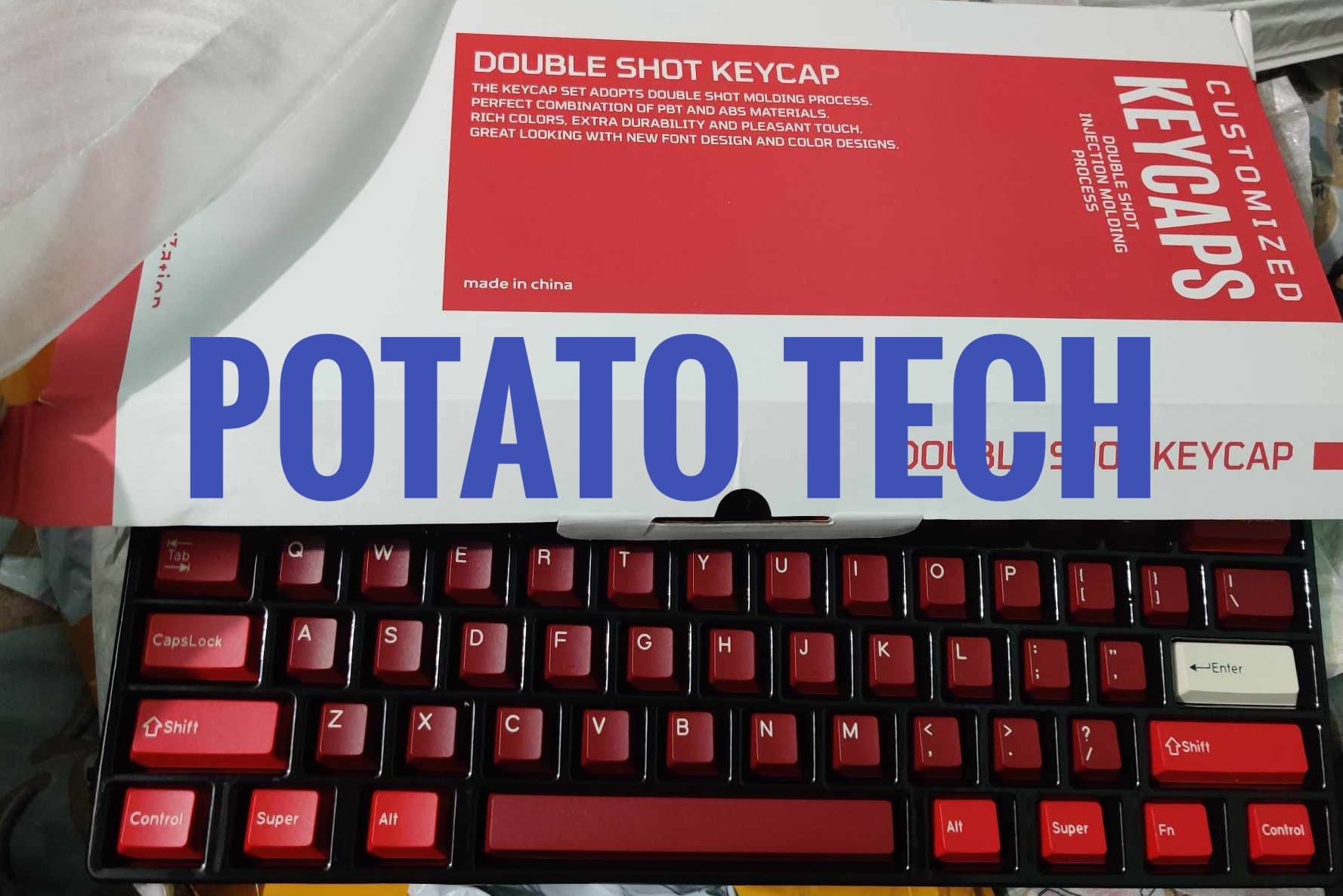 Potato Tech - Our keycap shipment is in our hands. We will...