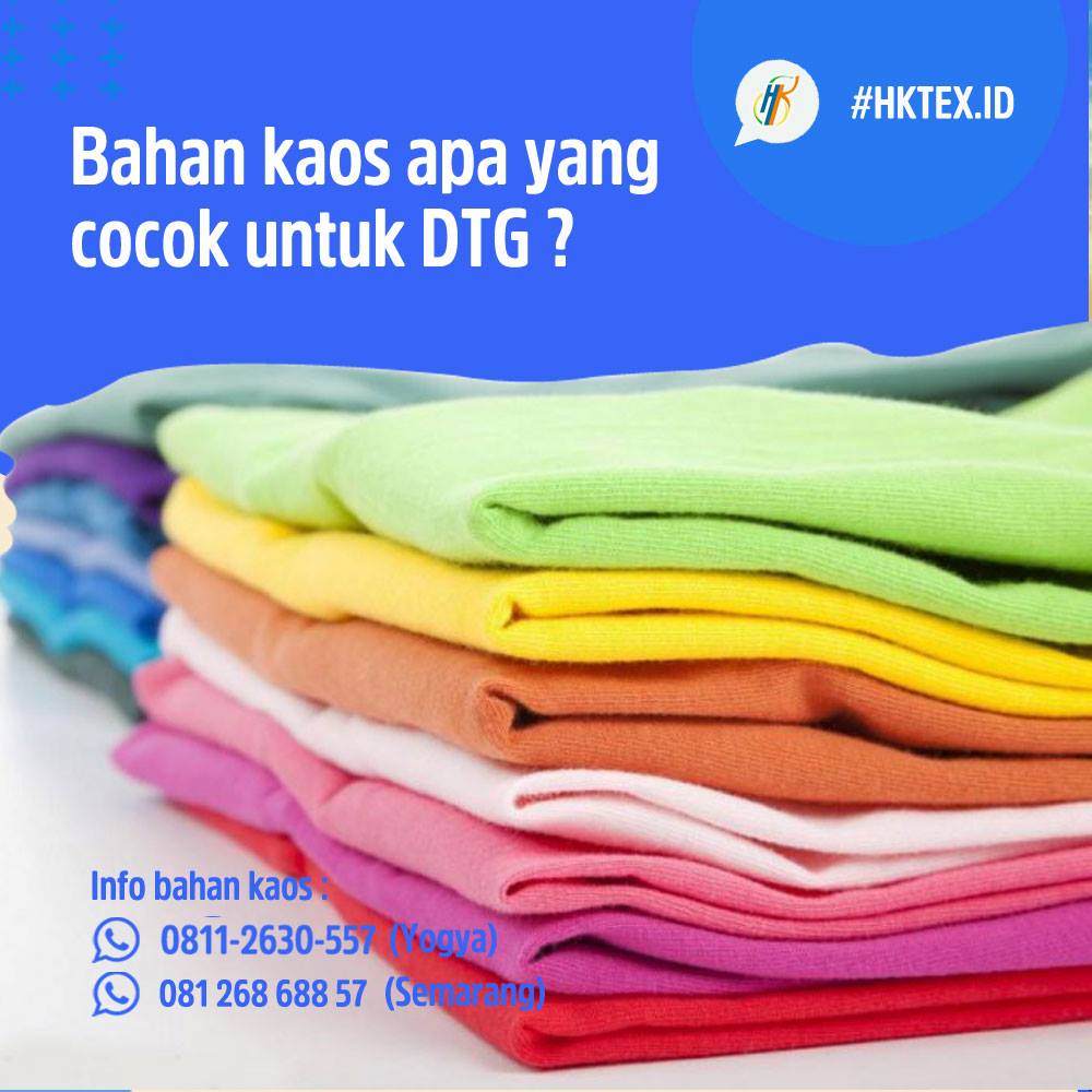 HK.Tex - Mau usaha kaos yang simple dengan print DTG? kenali dulu bahan ...