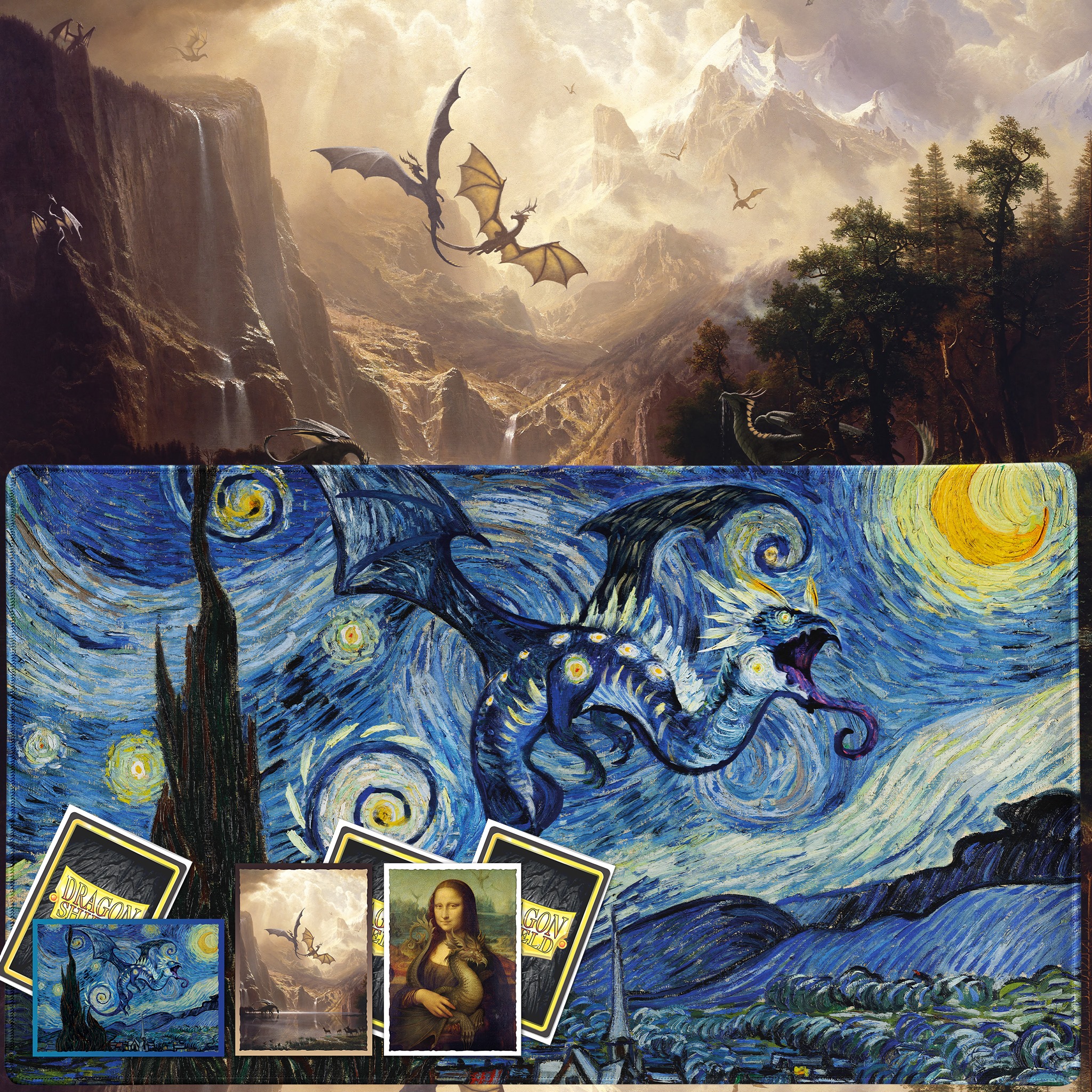 New Art Sleeves! Masterworks of art - now with added dragons! (+