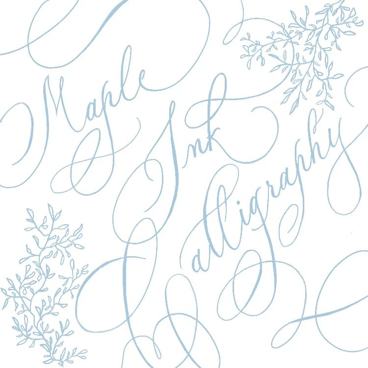 | Digital writing 💙 | . . . .... - Maple Ink Calligraphy