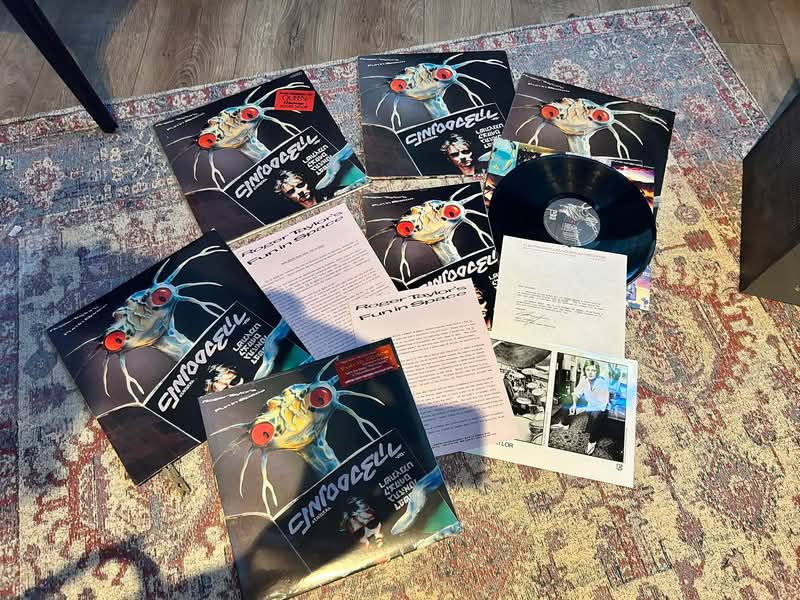 Roger Taylor's solo album Fun in Space promo poster
