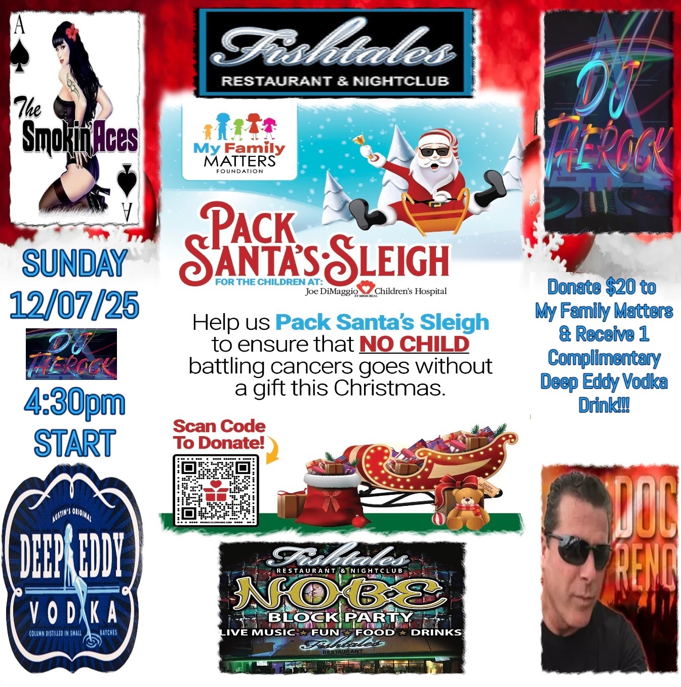 The Smokin' Aces, DJ Taerock & Doc Reno!!! NOBE Block Party @ Fishtales ...