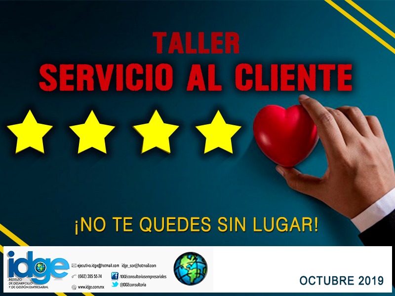 IDGE Consultorías Empresariales - IDGE te invita a su TALLER: SERVICIO ...