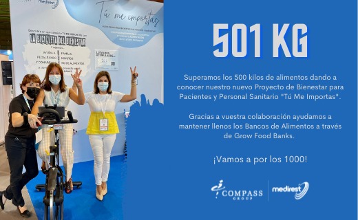 🔝🔝🔝 Superamos los 500 kilos de... - Compass Group Spain | Facebook