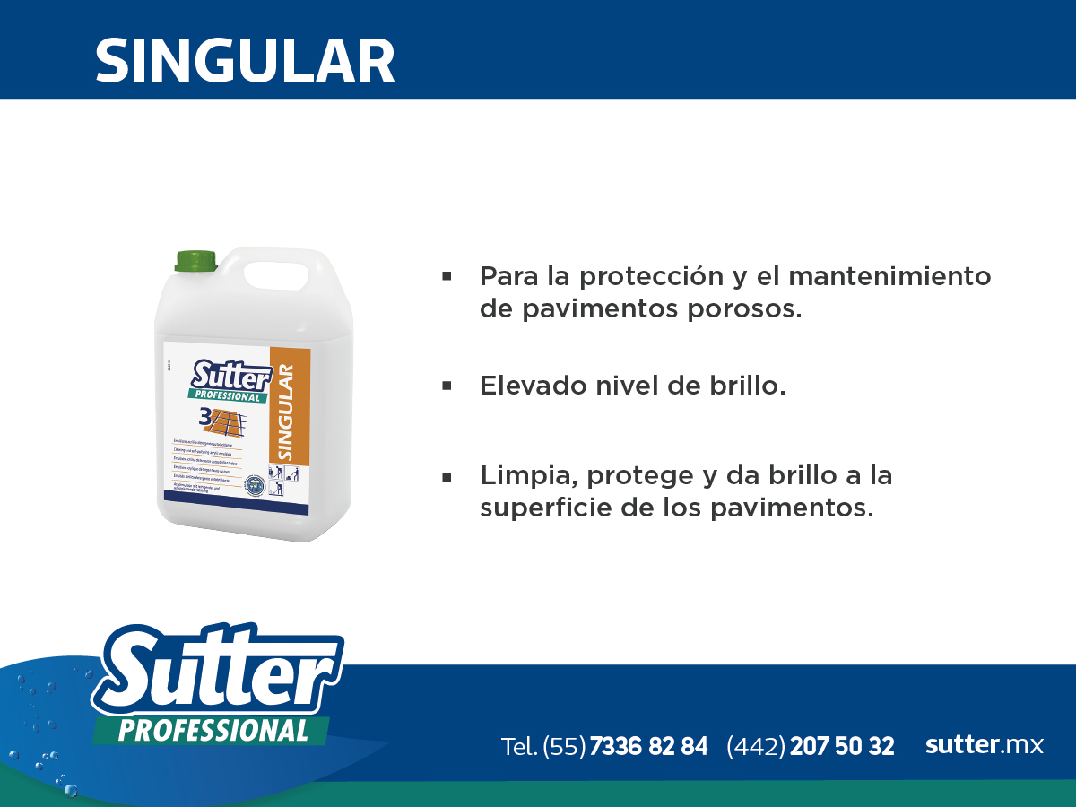 Sutter México - La limpieza y tratamiento de suelos...