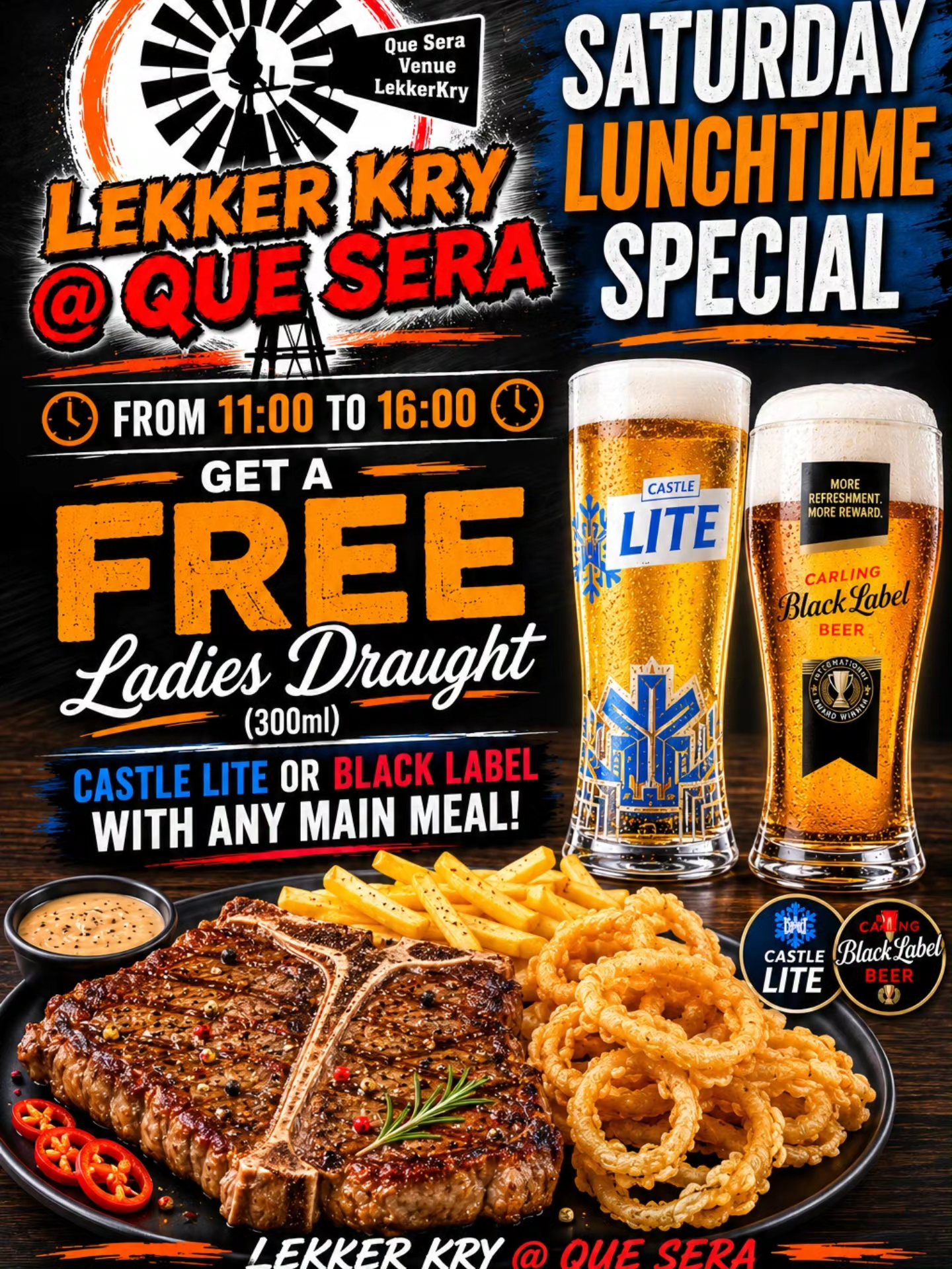 Que Sera Venue LekkerKry | Benoni South