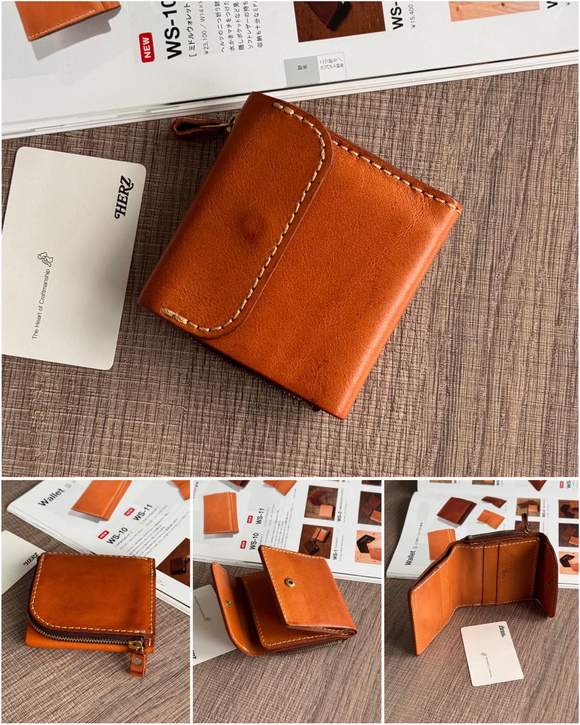BOHO - H.ERZ LIGHT WALLET (WS-1) 🇯🇵🇯🇵🇯🇵 📎 Handmade in Japan