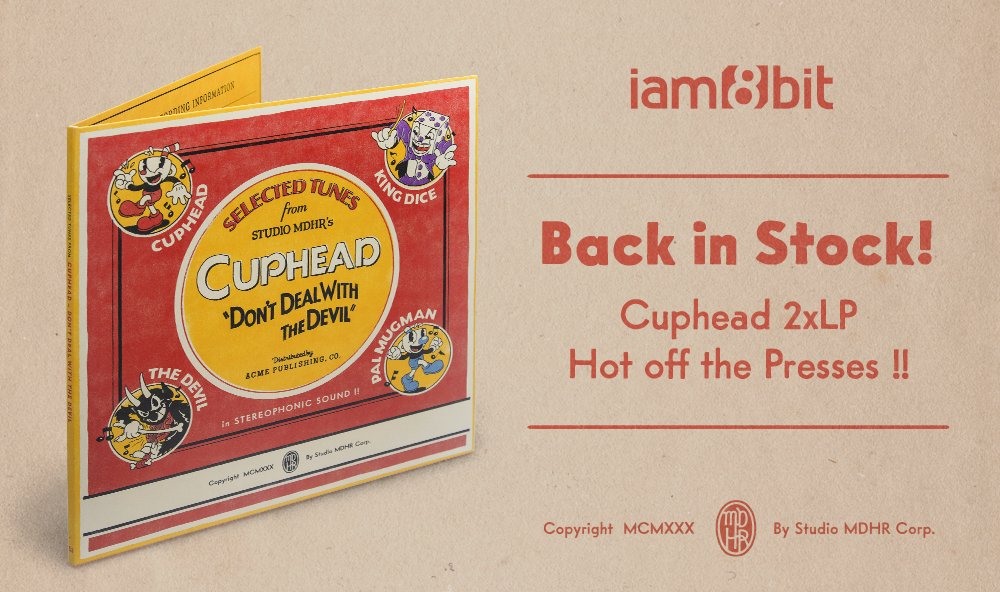 Some beloved pieces of our Cuphead collection, including the