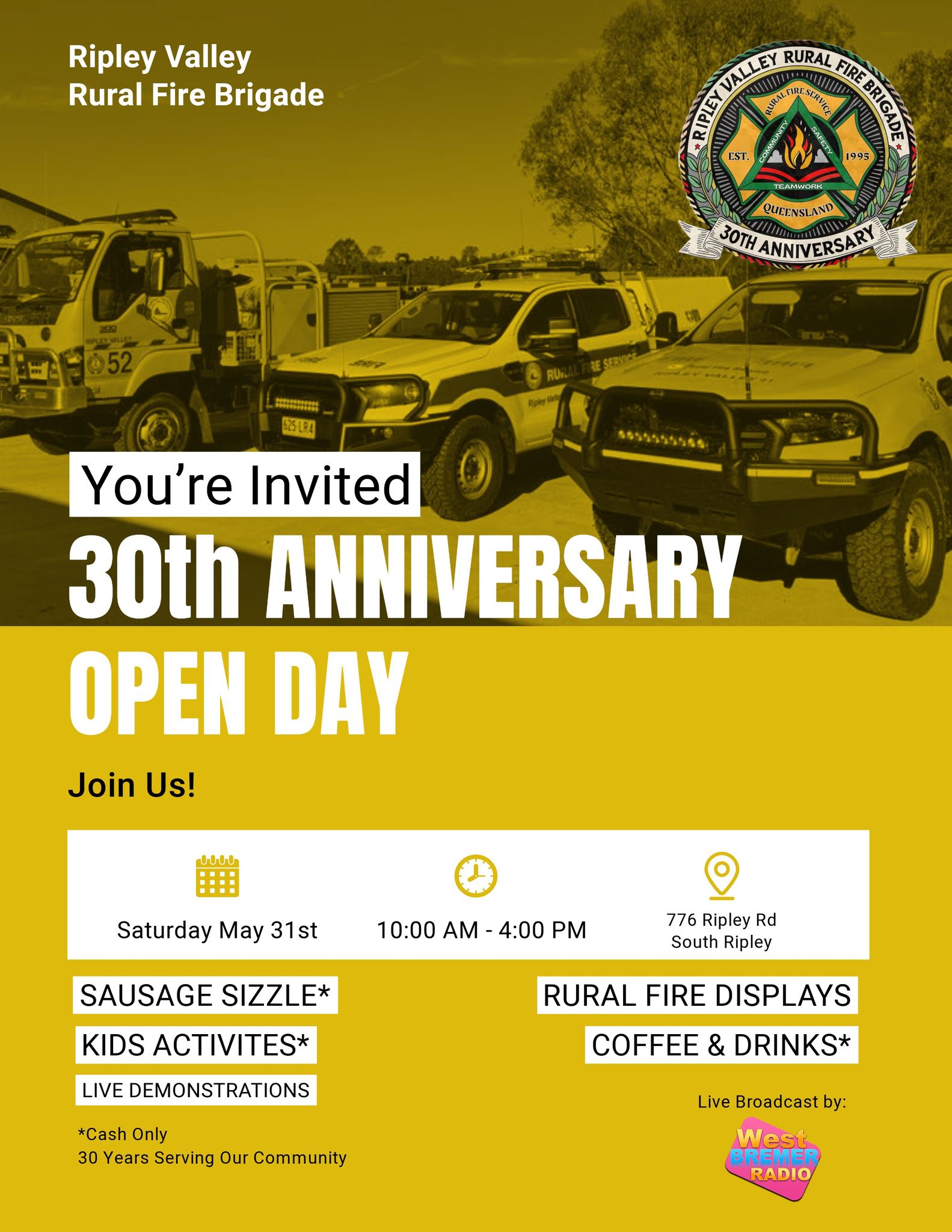 Ripley Valley RFBs 30th Anniversary Open Day