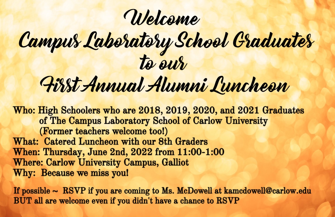 Campus Laboratory School Alumni | Pittsburgh PA