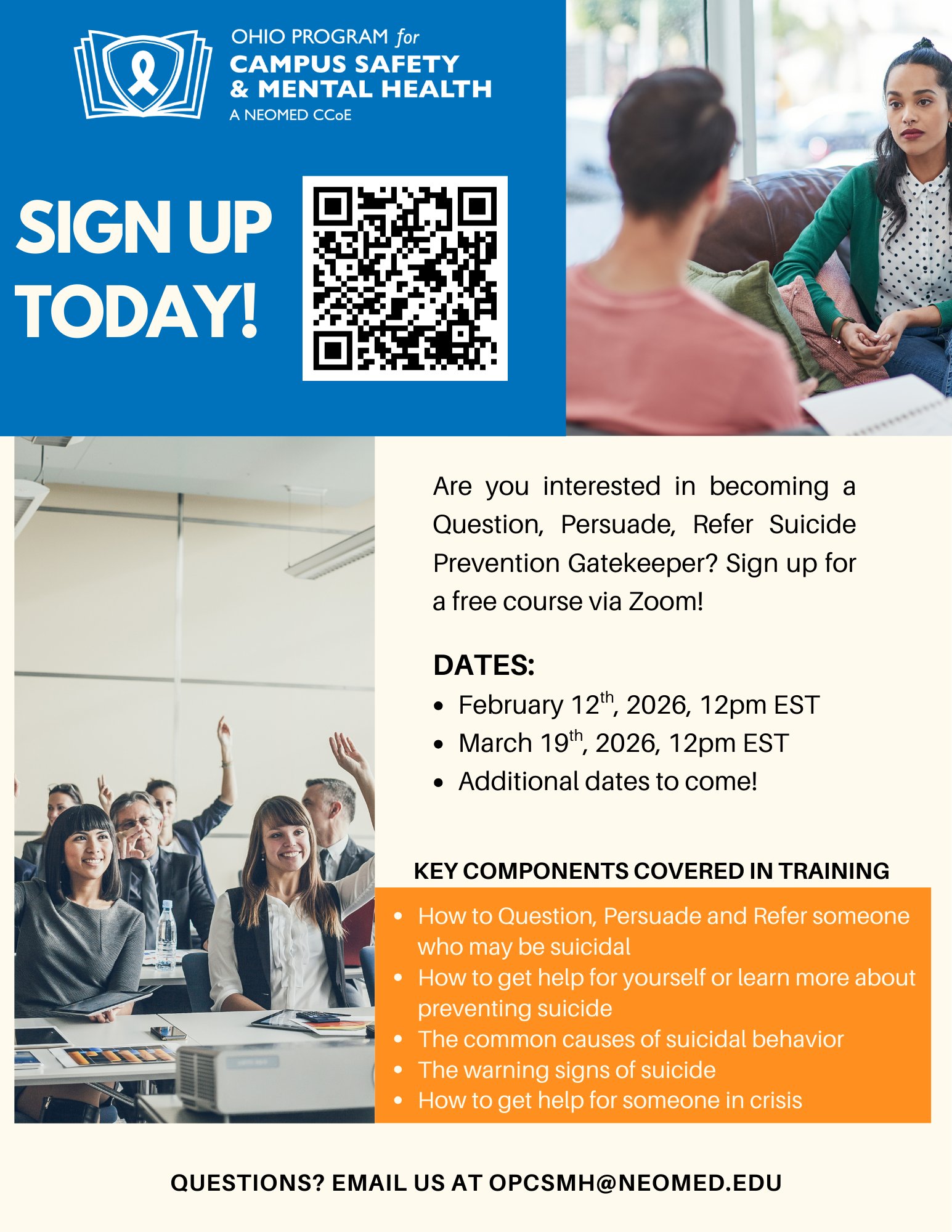Ohio Program for Campus Safety and Mental Health | Rootstown OH