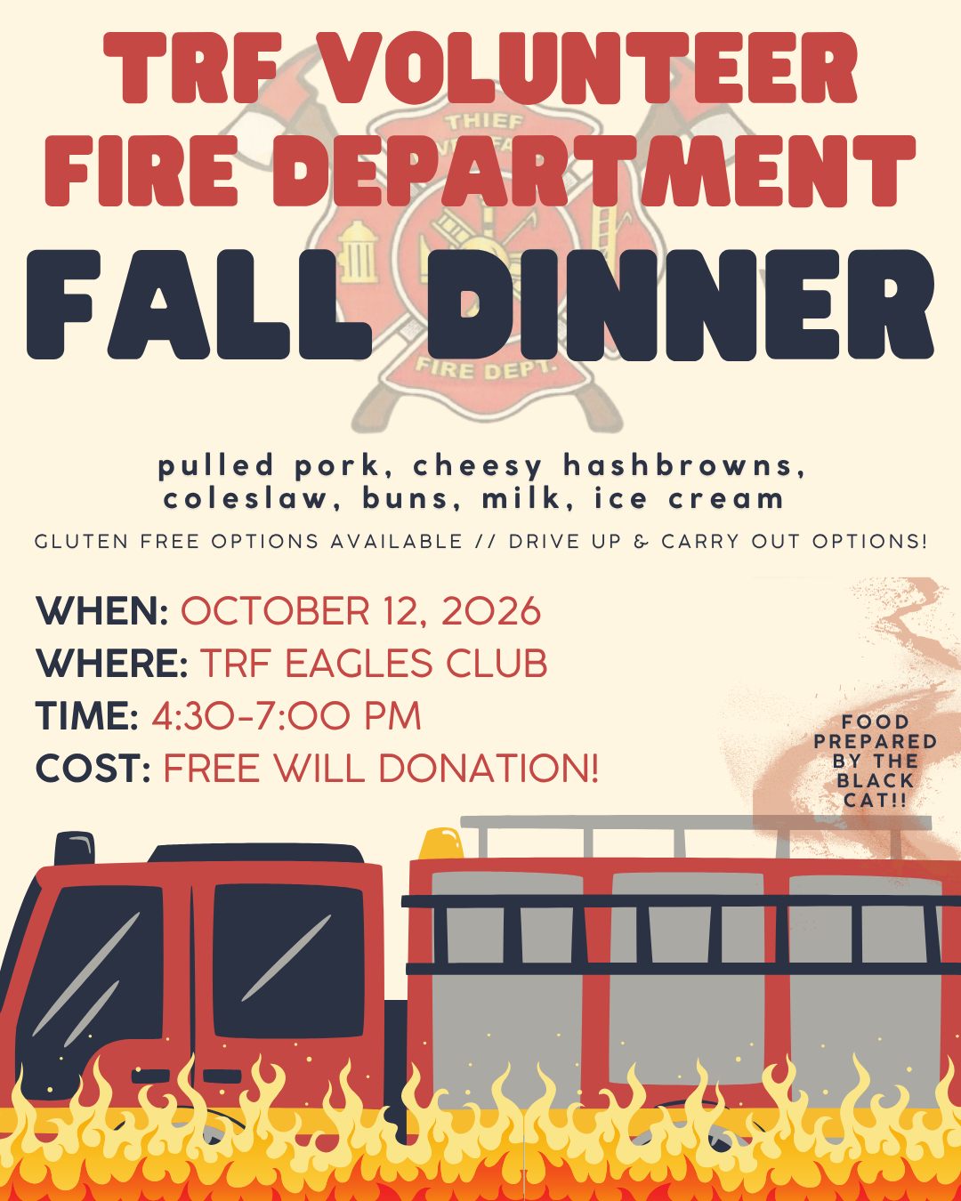 Thief River Falls Volunteer Fire Department Fall Dinner