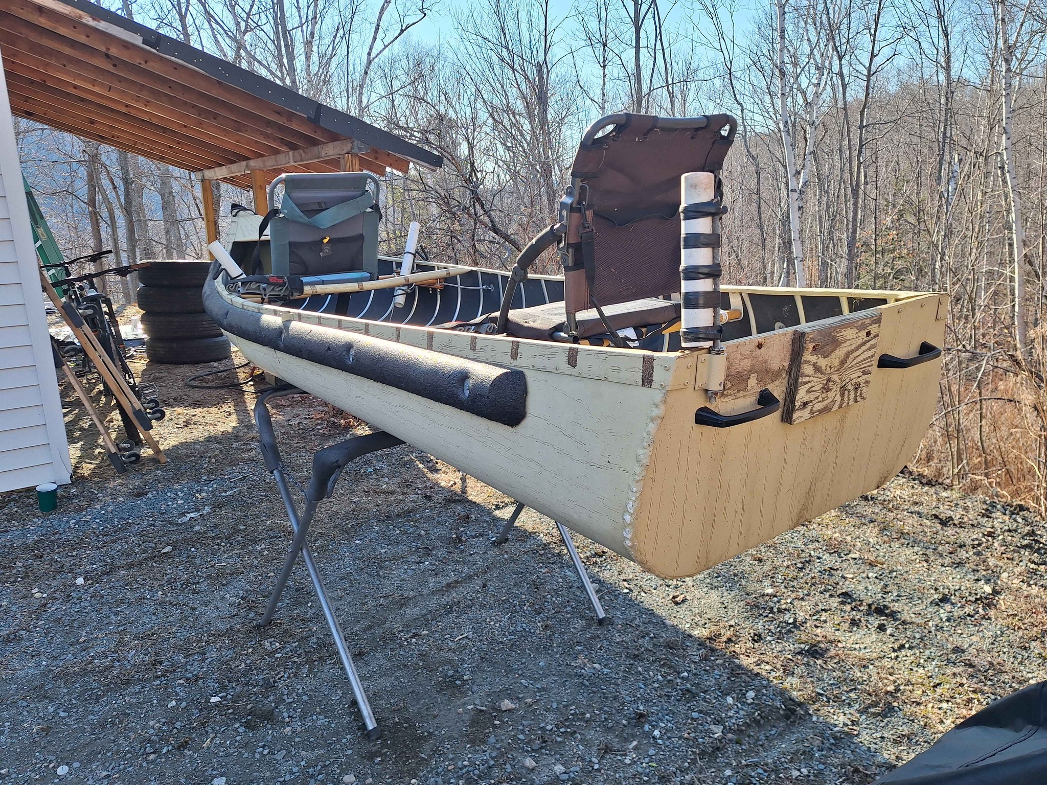Radisson canoe, transom back, flat back 12 foot really nice! - Kayaks ...