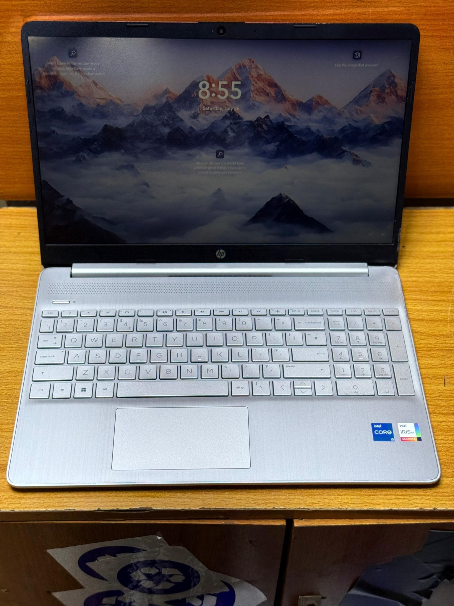 HP 15s-fq2xxx 256gb ssd 8gb ram Core i5 11th. Gen 15inches 260k