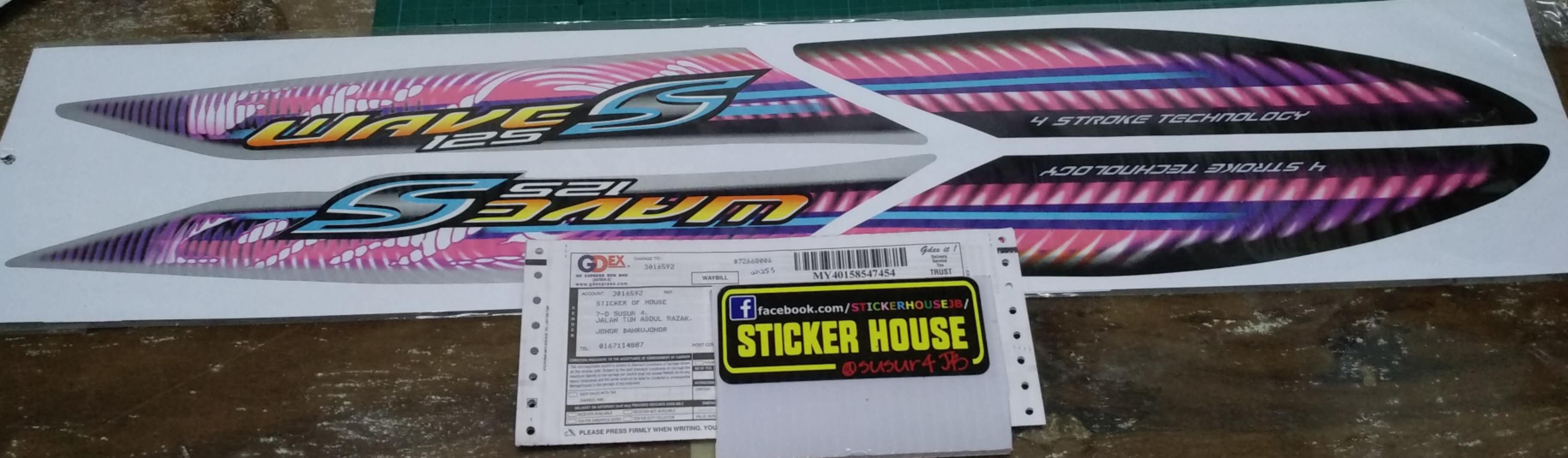Sticker HOUSE - MY40158547454 ( Gdex ) Tq Bro #JOHOR belI... | Facebook