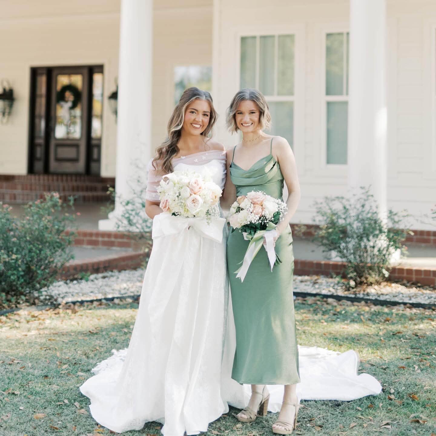 Gently used Azazie wedding dresses for sale or pickup