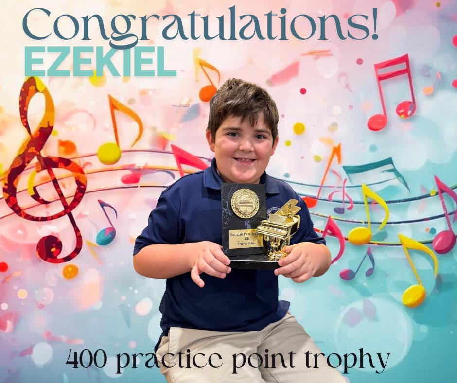 Scottsdale - Congratulations to Ezekiel - he received his 400 Practice ...