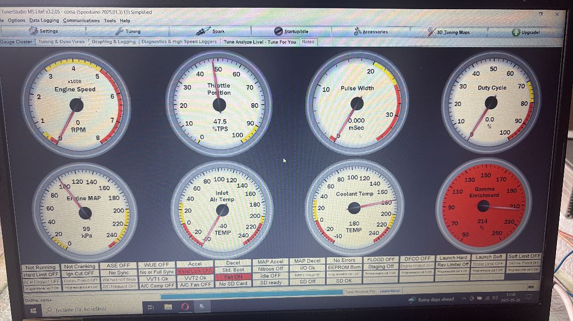 Speeduino Tuning | how to activate (output test mode) on tuner studio ...