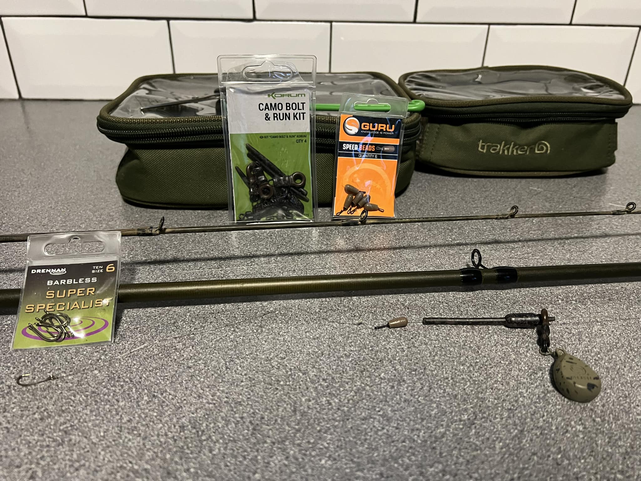 Korum Camo Running Rig Kits Small & XL