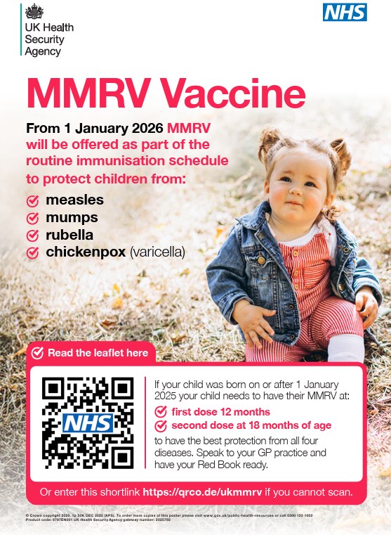 Beacon - From 01 January 2026 the MMRV vaccine will be offered as part ...