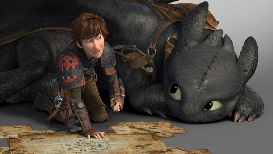 Hiccup and toothless