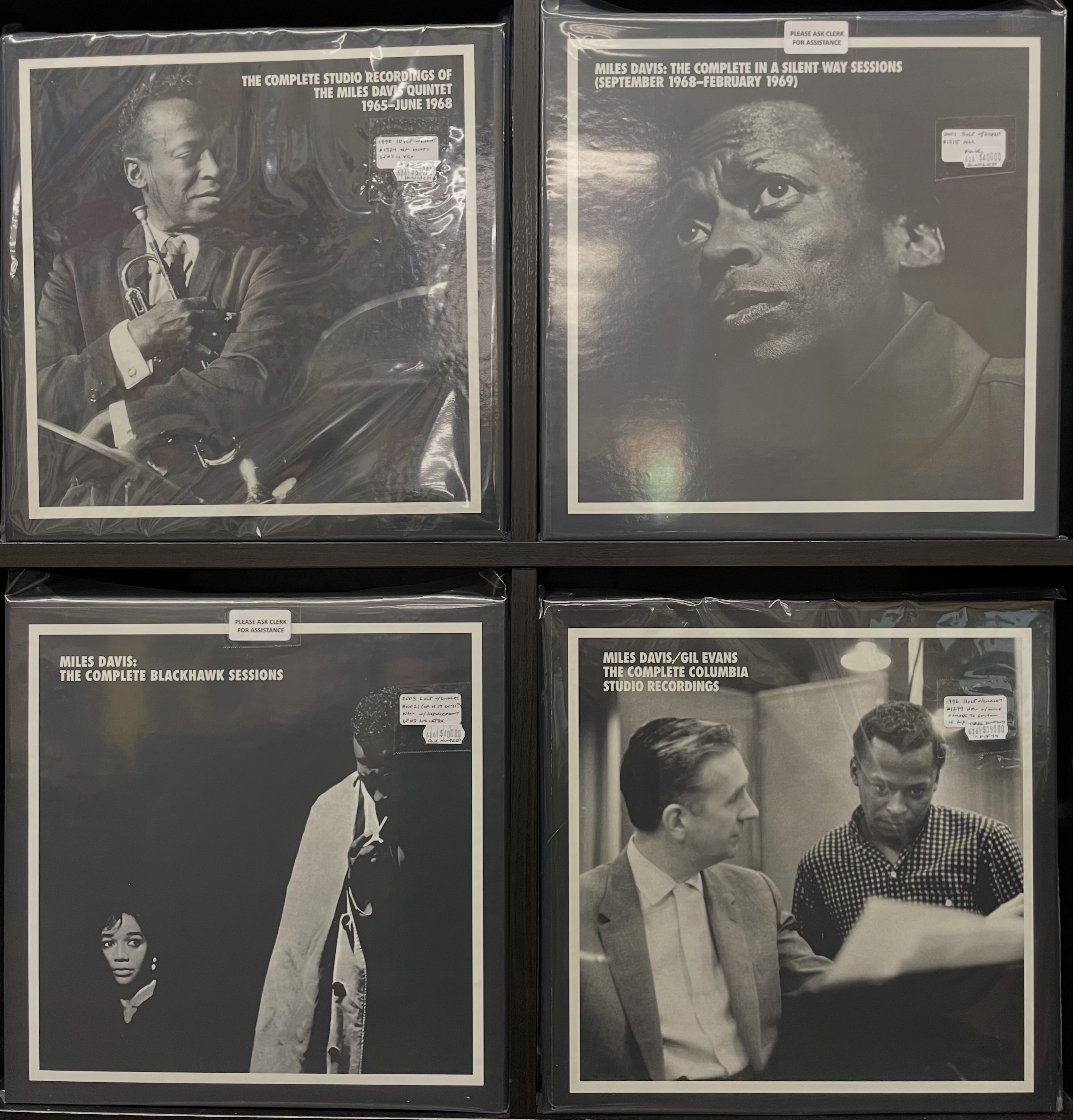 Miles Davis vinyl LP sets for sale